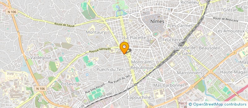 localisation de l'entreprise PRESSES DU GARD à NIMES