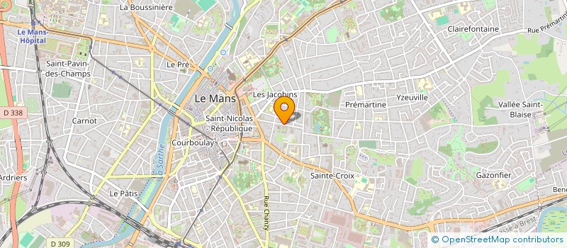 localisation de l'entreprise PRESSES INFORMATIQUES DE FRANCE EDITIONS VIRTUELLES FAITS DE LANGUES  LE MANS