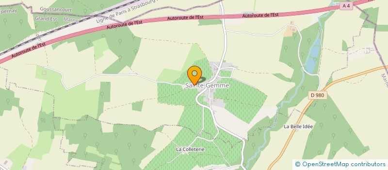 localisation de l'entreprise PRESSES UNIVERSITAIRES DE SAINTE GEMME  SAINTE-GEMME