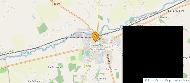 localisation de l'entreprise PRESSIMO à SAINTE-GAUBURGE-SAINTE-COLOMBE
