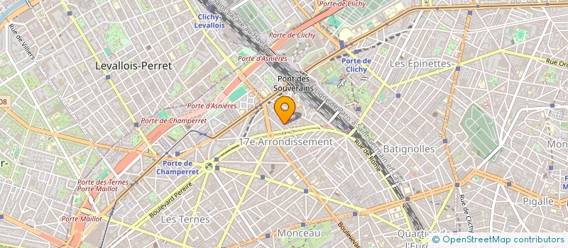 localisation de l'entreprise PRESSING 17  PARIS