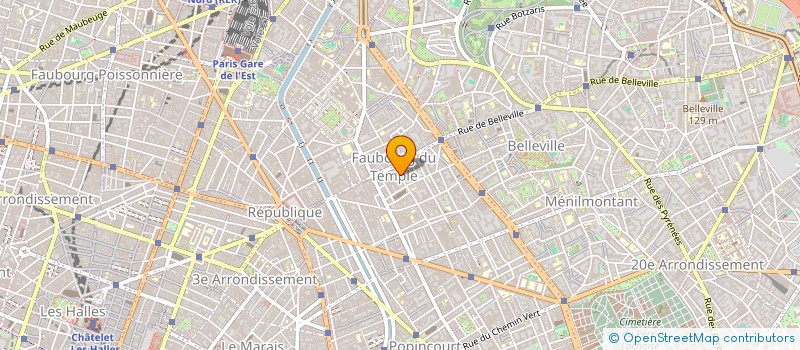 localisation de l'entreprise PRESSING 170 à PARIS