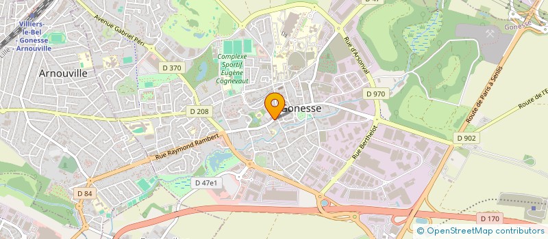 localisation de l'entreprise PRESSING 26 à GONESSE