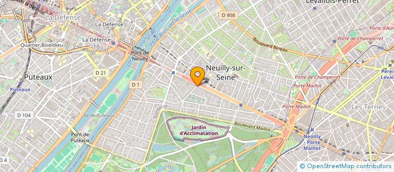 localisation de l'entreprise PRESSING B G à NEUILLY-SUR-SEINE
