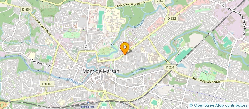 localisation de l'entreprise PRESSING BETTY  MONT-DE-MARSAN