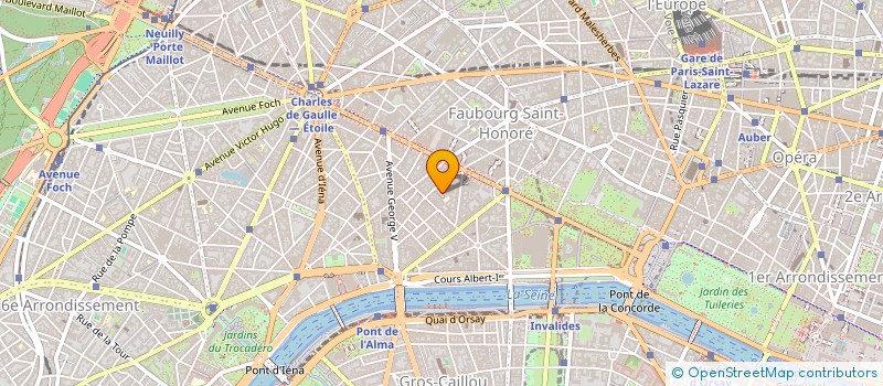 localisation de l'entreprise PRESSING BLANCHISSERIE DE LUXE à PARIS
