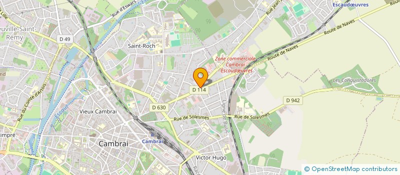 localisation de l'entreprise PRESSING CAR'S  CAMBRAI