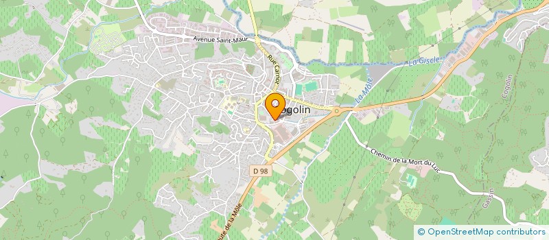localisation de l'entreprise PRESSING CARNOT à COGOLIN