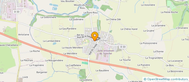 localisation de l'entreprise PRESSING CASTEL NET à CHATEAUBOURG