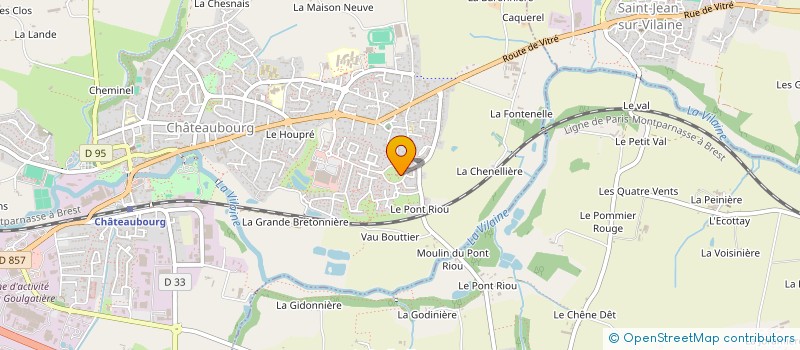 localisation de l'entreprise PRESSING CASTEL NET à CHATEAUBOURG