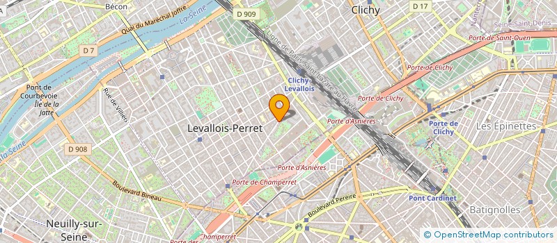localisation de l'entreprise PRESSING CENTRE EIFFEL à LEVALLOIS-PERRET