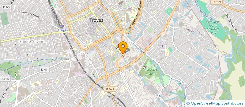 localisation de l'entreprise PRESSING CHRISTIE à TROYES