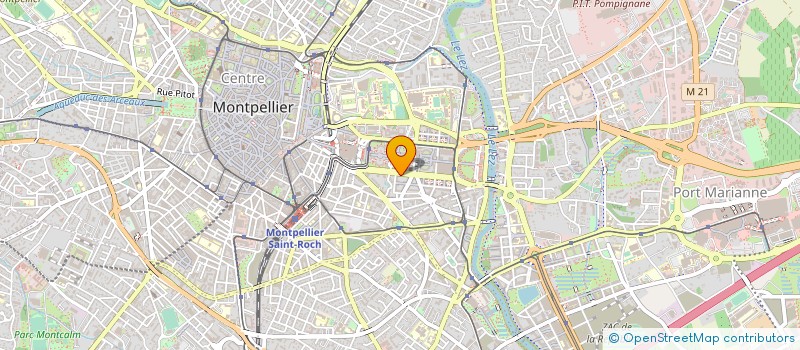 localisation de l'entreprise PRESSING D ANTIGONE à MONTPELLIER