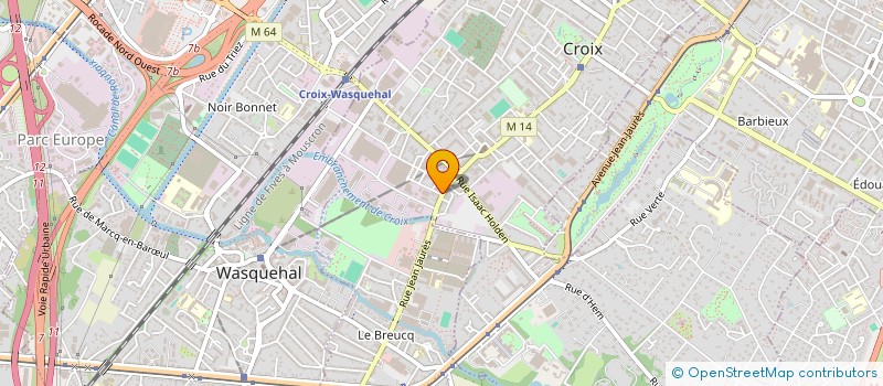 localisation de l'entreprise PRESSING DE CROIX à CROIX