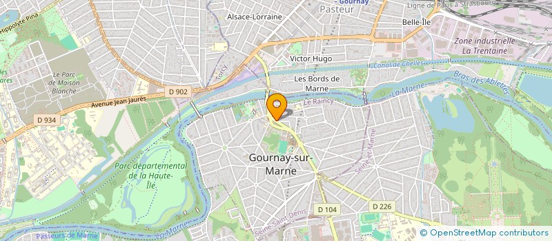 localisation de l'entreprise PRESSING DE GOURNAY à GOURNAY-SUR-MARNE