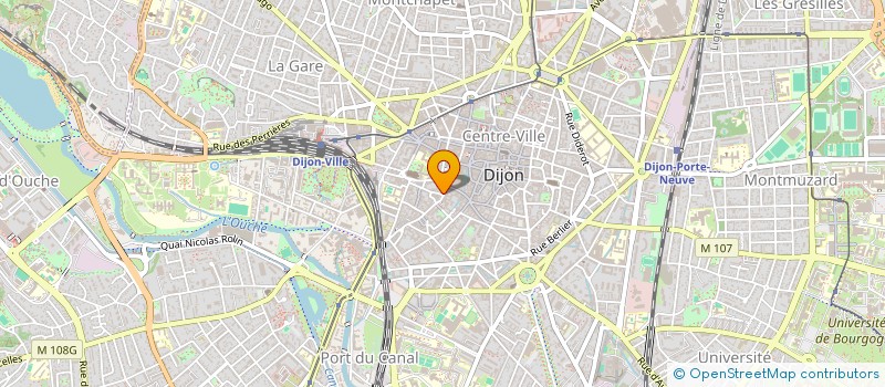 localisation de l'entreprise PRESSING DE L'AVENIR à DIJON