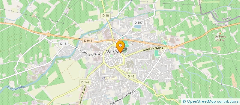 localisation de l'entreprise PRESSING DE L ENCLAVE à VALREAS