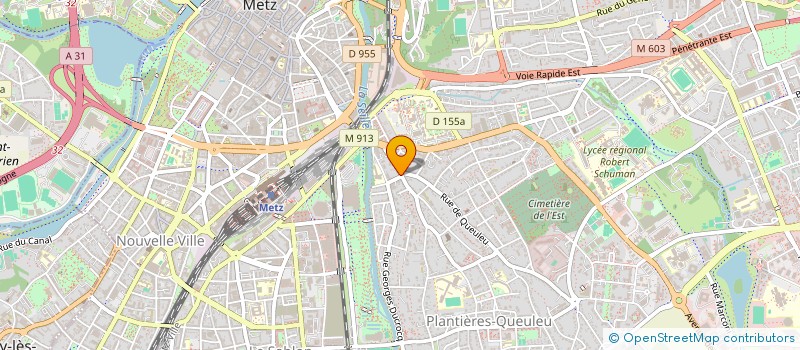 localisation de l'entreprise PRESSING DE L ETOILE à METZ