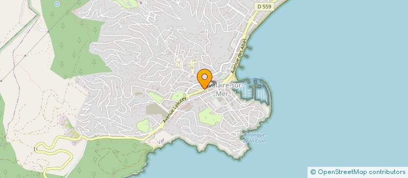 localisation de l'entreprise PRESSING DE LA BAIE à CAVALAIRE-SUR-MER