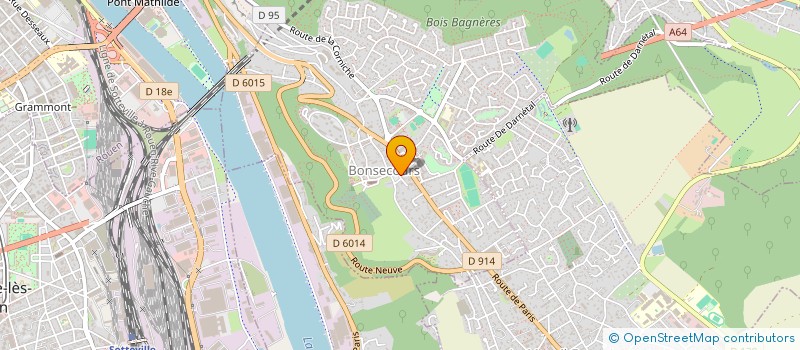 localisation de l'entreprise PRESSING DE LA BASILIQUE à BONSECOURS