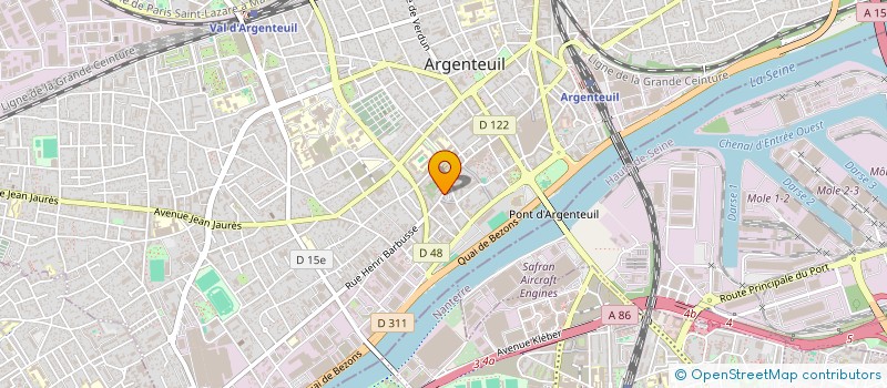 localisation de l'entreprise PRESSING DE LA BASILIQUE à ARGENTEUIL
