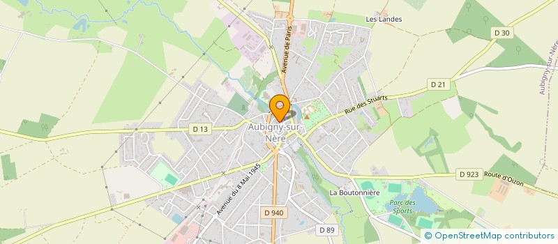 localisation de l'entreprise PRESSING DE LA BIEVRE à AUBIGNY-SUR-NERE
