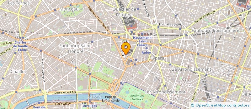 localisation de l'entreprise PRESSING DE LA MADELEINE à PARIS