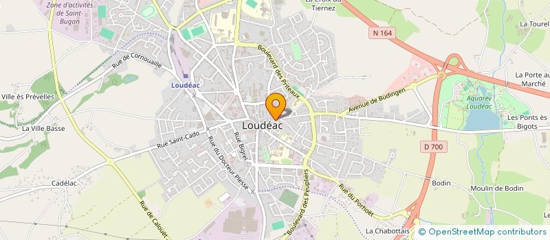 localisation de l'entreprise PRESSING DE LA MAIRIE SARL à LOUDEAC