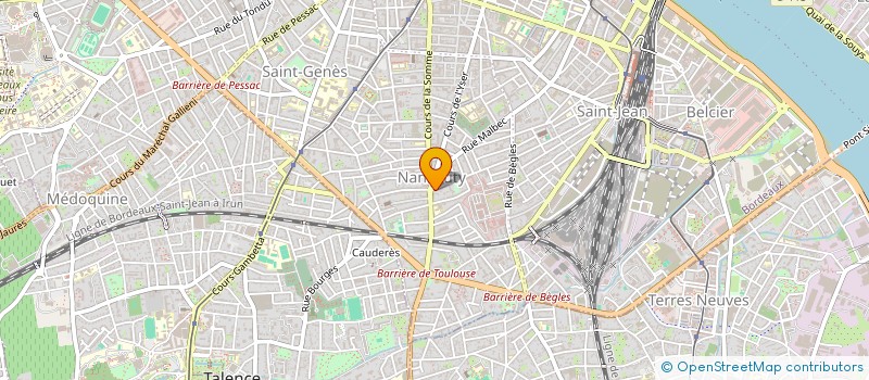 localisation de l'entreprise PRESSING DE NANSOUTY à BORDEAUX
