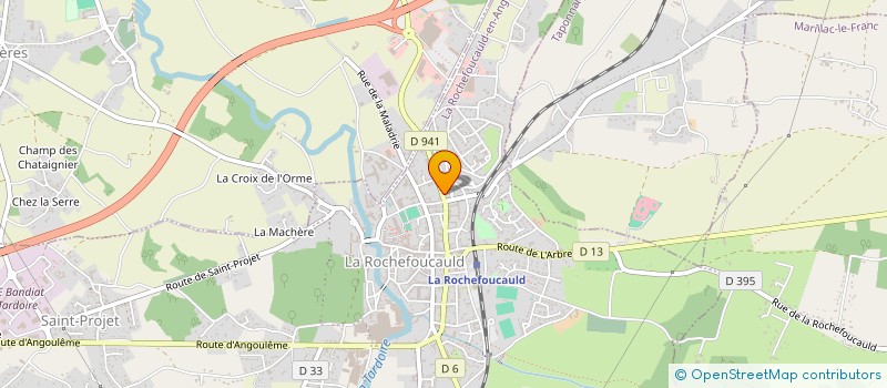 localisation de l'entreprise PRESSING DE SARTO.NET à LA ROCHEFOUCAULD-EN-ANGOUMOIS