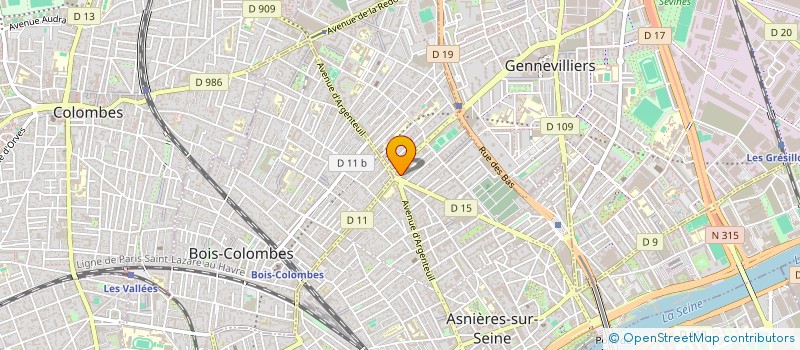 localisation de l'entreprise PRESSING DES BOURGUIGNONS à ASNIERES-SUR-SEINE