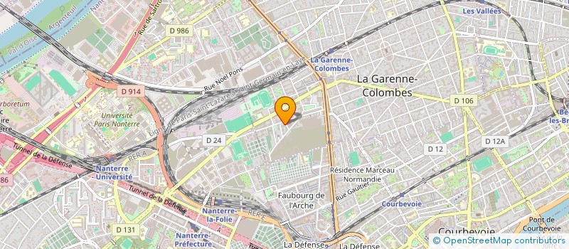 localisation de l'entreprise PRESSING DES CHAMPS PHILIPPE  LA GARENNE-COLOMBES