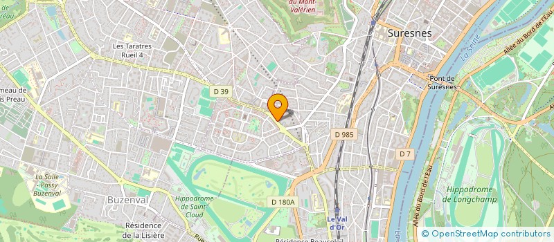 localisation de l'entreprise PRESSING DES CITES TEINTURE à SURESNES