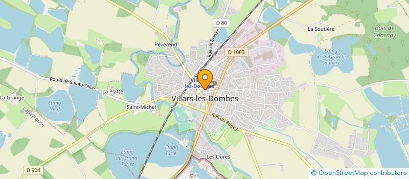 localisation de l'entreprise PRESSING DES DOMBES à VILLARS-LES-DOMBES