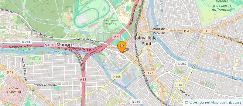 localisation de l'entreprise PRESSING DES ECOLES à SAINT-MAURICE