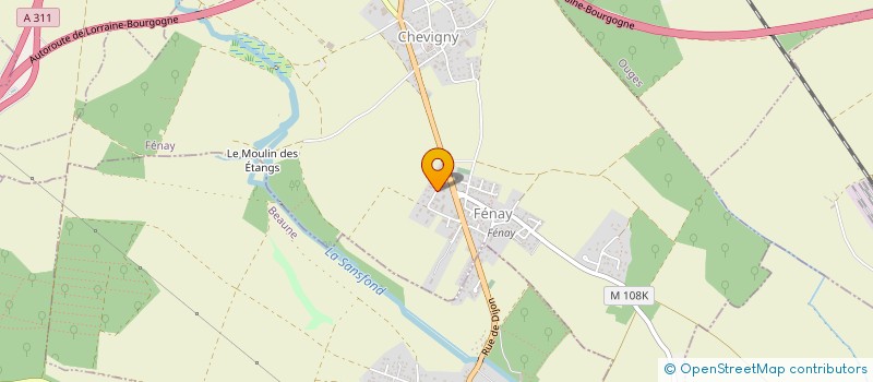 localisation de l'entreprise PRESSING DES GODRANS à FENAY