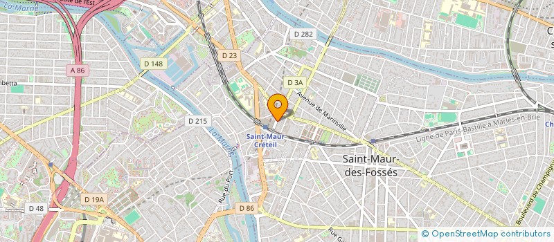 localisation de l'entreprise PRESSING DES REMISES à SAINT-MAUR-DES-FOSSES