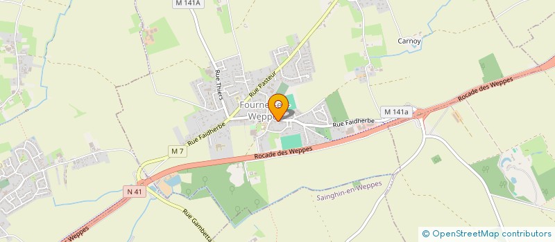localisation de l'entreprise PRESSING DES WEPPES à FOURNES-EN-WEPPES