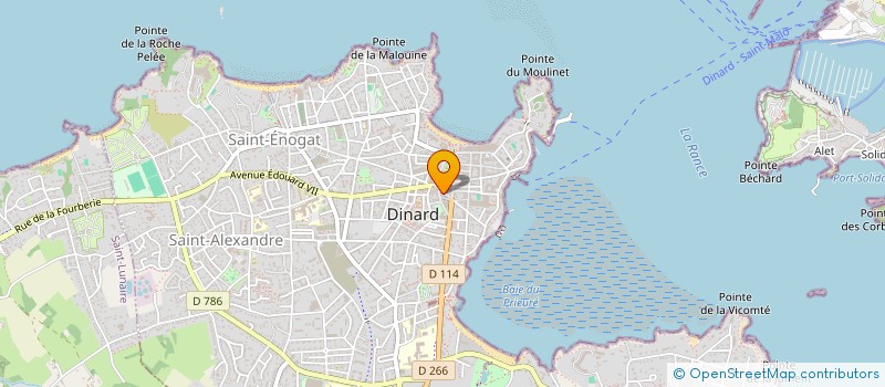 localisation de l'entreprise PRESSING DINARDAIS à DINARD
