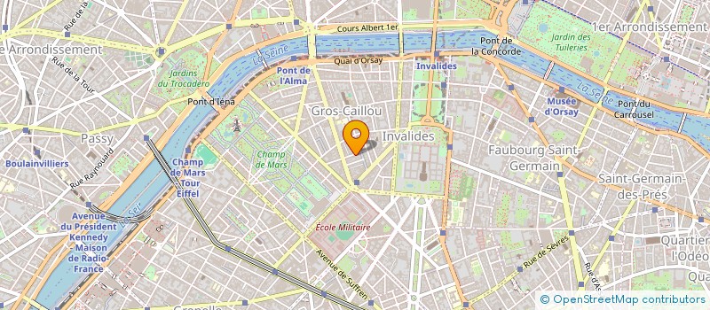 localisation de l'entreprise PRESSING DU 7EME à PARIS