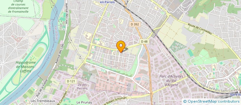 localisation de l'entreprise PRESSING DU BOIS ROCHEFORT à CORMEILLES-EN-PARISIS