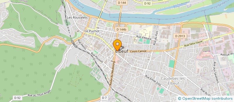 localisation de l'entreprise PRESSING DU CALVAIRE à ELBEUF