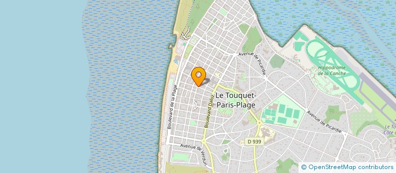 localisation de l'entreprise PRESSING DU CENTRE à LE TOUQUET-PARIS-PLAGE