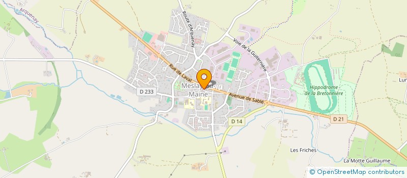 localisation de l'entreprise PRESSING DU CENTRE MESLINOIS  MESLAY-DU-MAINE