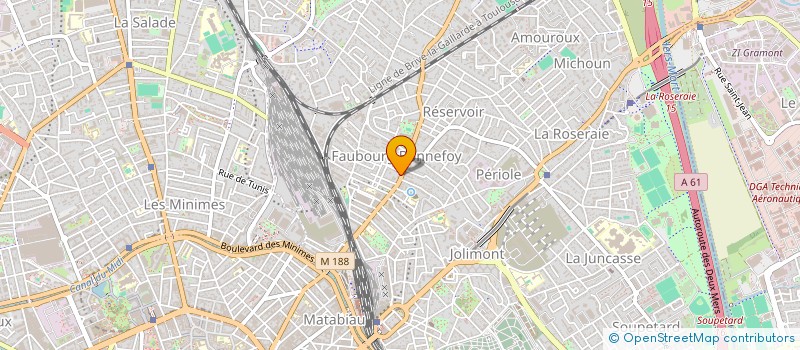 localisation de l'entreprise PRESSING DU FAUBOURG à TOULOUSE