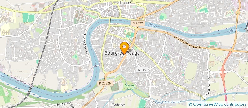 localisation de l'entreprise PRESSING DU FORUM à BOURG-DE-PEAGE