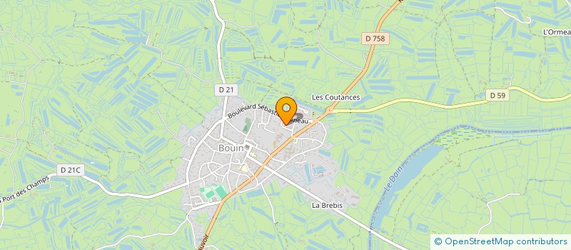 localisation de l'entreprise PRESSING DU GOIS  BEAUVOIR-SUR-MER