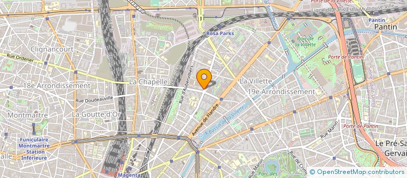 localisation de l'entreprise PRESSING DU MARCHE à PARIS