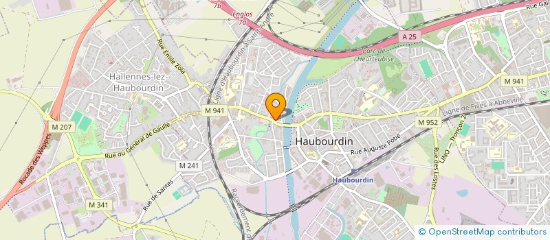 localisation de l'entreprise PRESSING DU PARC à HAUBOURDIN