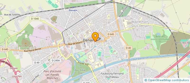 localisation de l'entreprise PRESSING DU THEATRE à DENAIN